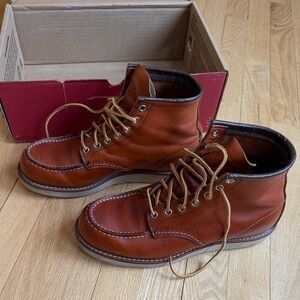 Red Wing Men's Oro Legacy Leather Classic Moc Toe Boots